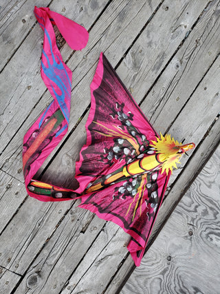 Handpainted Dragon Kite (Assorted Colors)