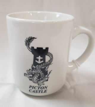 Picton Castle mug, with dragon